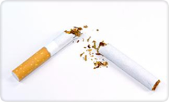 quit smoking cigarette broken